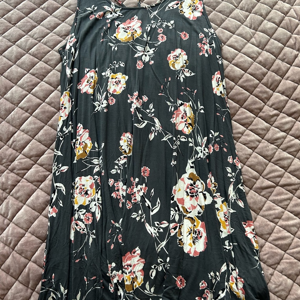 Maurices Black Floral Dress